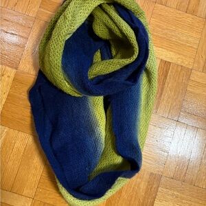 🎁 3for10$ or FREE WITH PURCHASE - Blue and Green Knit Infinity Scarf